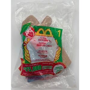 McDonald's Happy Meal Toy- Aladar Hand Puppet- #1 2000- READ